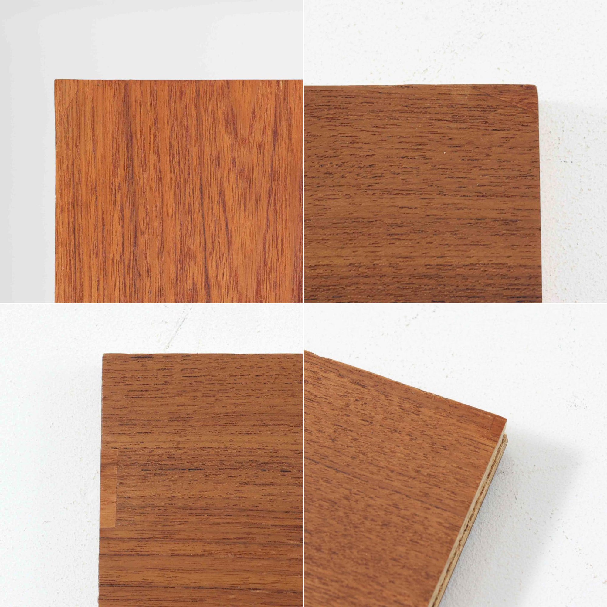 デンマークのHorsens Mobelfabrik社によるディスプレイシェルフは、温かみあるチーク材を使用した端正な佇まいが魅力の一台です。上段には可動棚が4枚備わっており、書籍やオブジェなどのディスプレイに最適です。下段は観音開きの収納扉付きで、見せる収納と隠す収納を両立。すっきりとした脚部構造と洗練された金属取手がアクセントとなり、北欧らしい実用性と美しさを兼ね備えたビンテージ家具です。