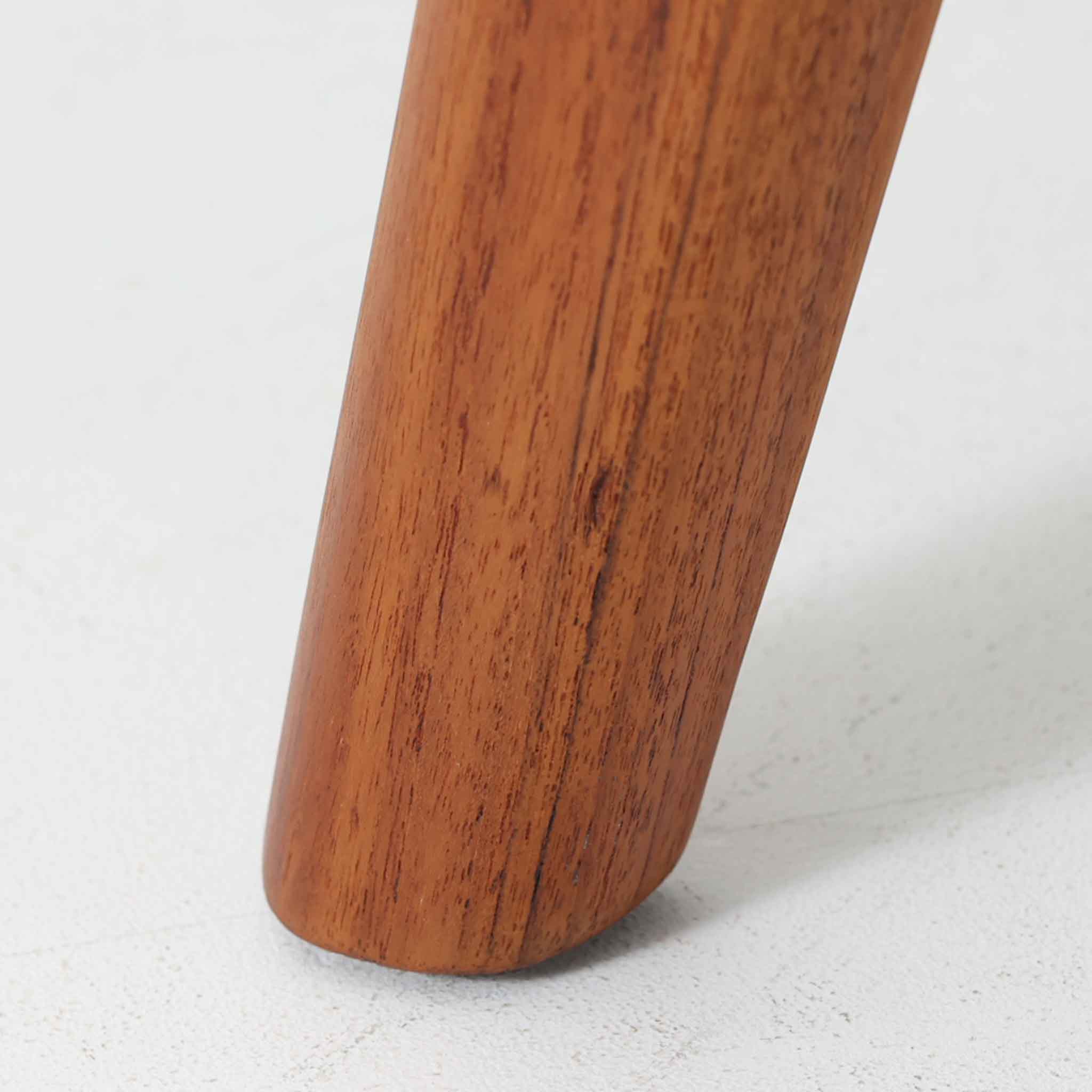 Ｌオルセン&サン L. olsen & son チーク無垢材　レッドレザー　IN Ole Wanscher シングルソファ Model 166/169 チーク France & Son