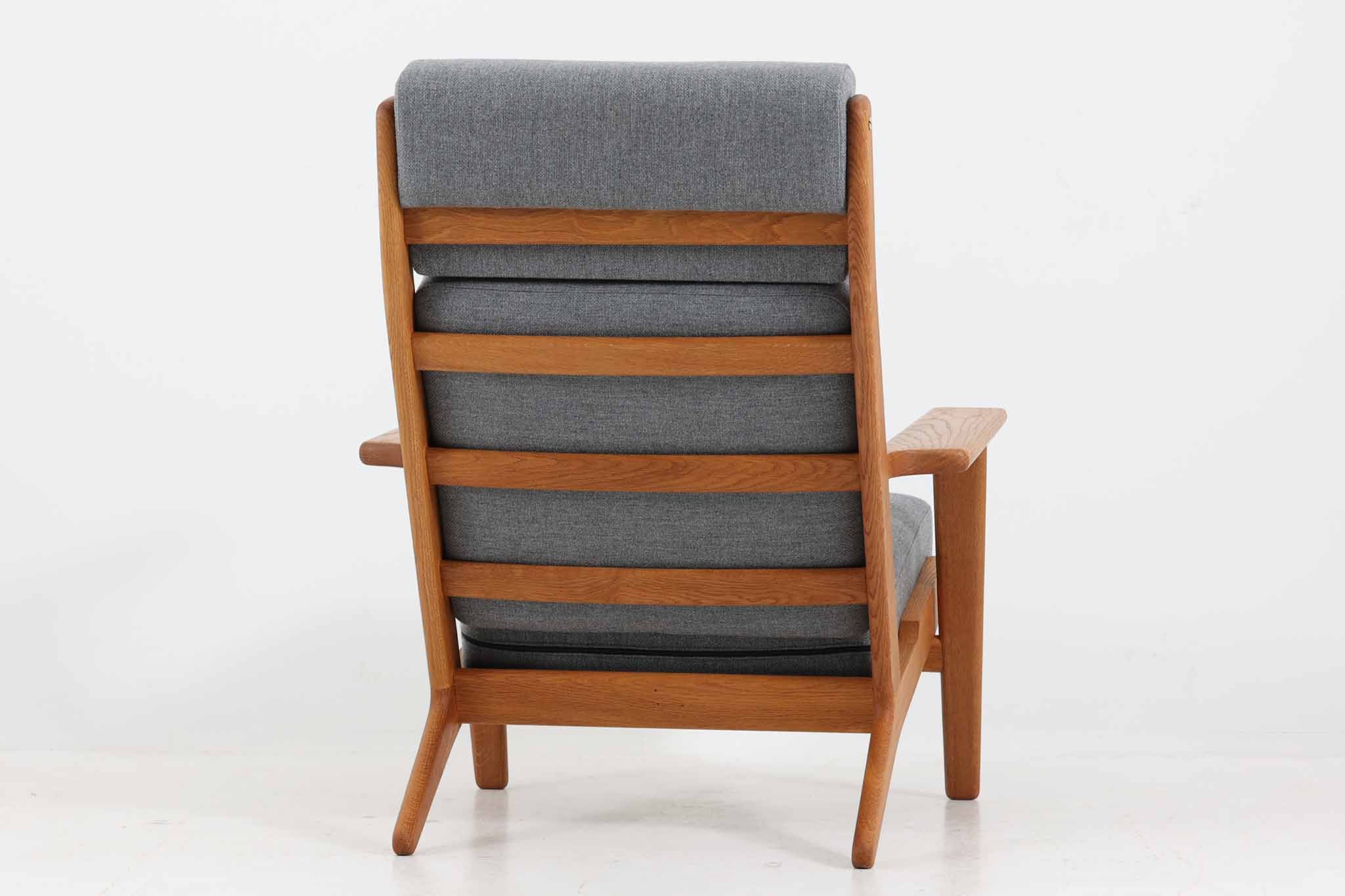 北欧家具ビンテージ GE290A ハイバックソファ オーク材 Hans J.Wegner