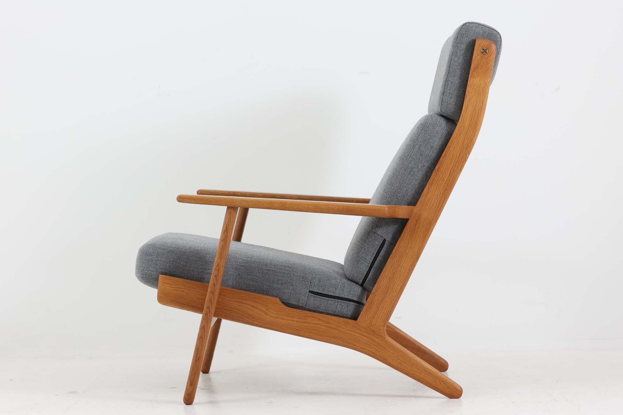 北欧家具ビンテージ GE290A ハイバックソファ オーク材 Hans J.Wegner