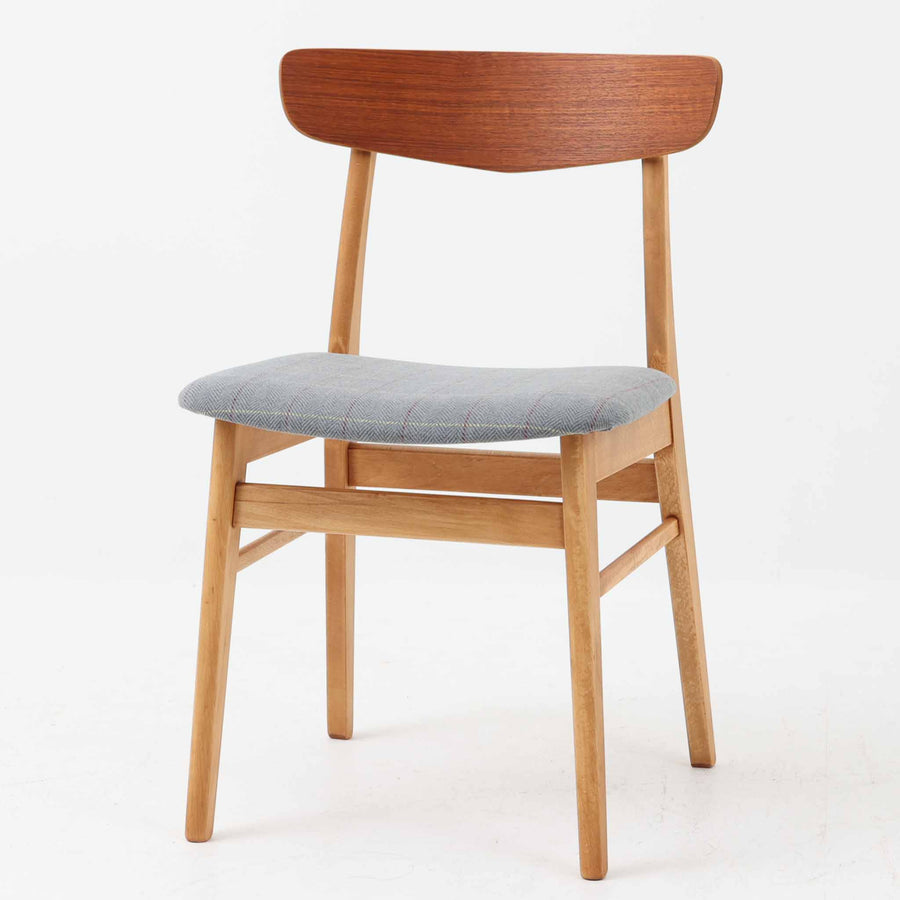 北欧ヴィンテージ　ダイニングチェア　ビーチ／チーク ダイニングチェア 北欧 ビンテージ (チーク/ビーチ) デンマーク家具