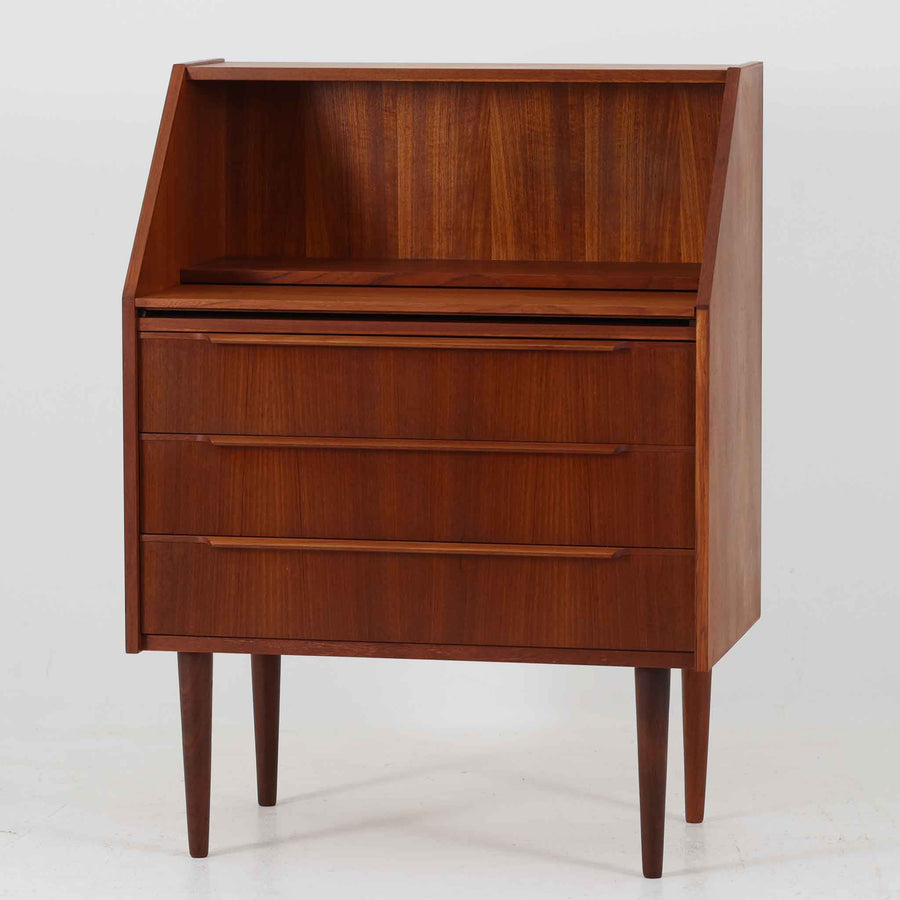 北欧ヴィンテージ　ライティングビューロ キャビネット 楽天市場】ライティングビューロ/机 チーク材 北欧家具