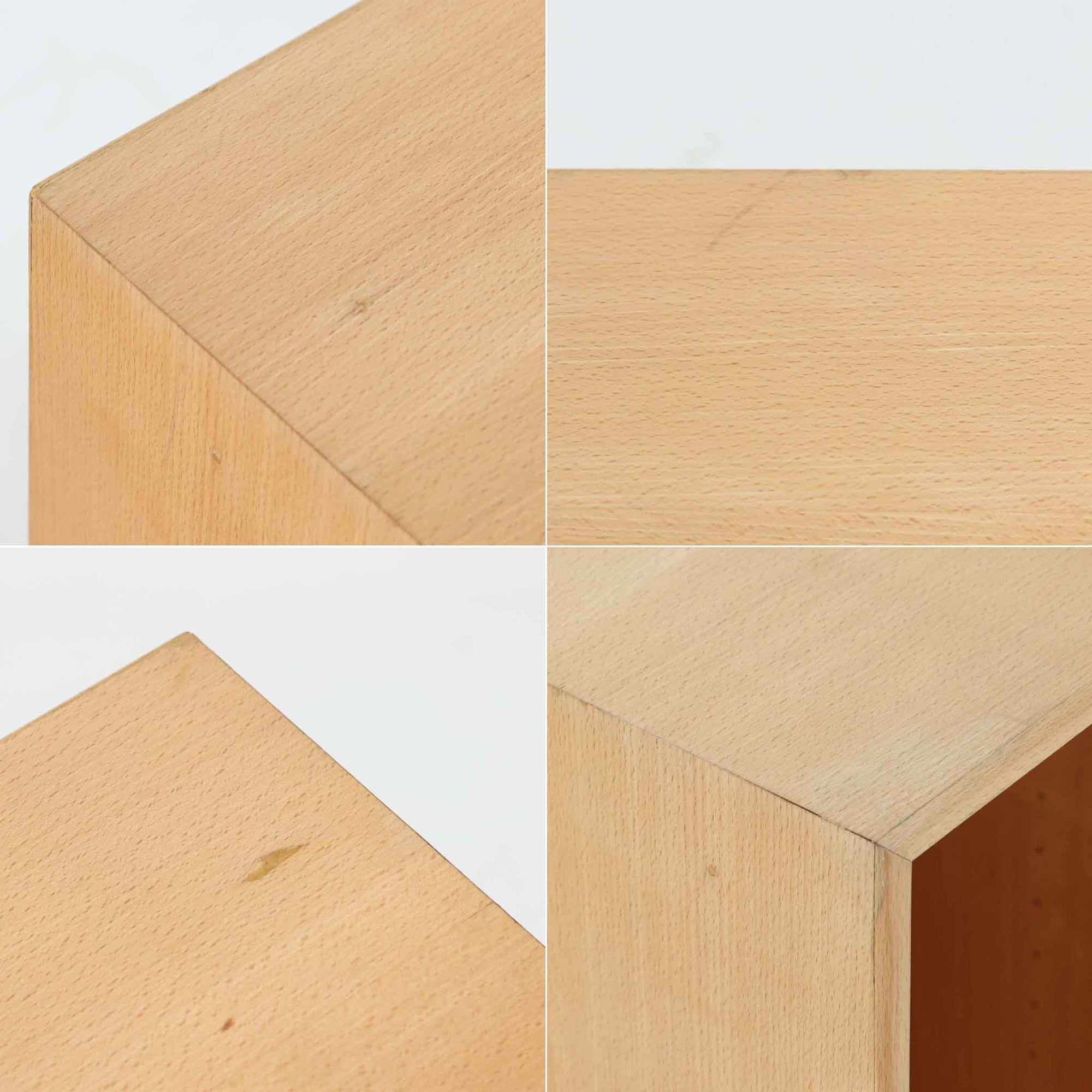 C.M. Madsens Mobelfabrikが手掛けた北欧ビンテージのブックシェルフです。ビーチ材ならではの明るくやさしい木目が空間に軽快な印象を与え、シンプルで無駄のないデザインは幅広いインテリアに調和します。左右対称にレイアウトされた棚は、本や雑誌、ファイルの整理はもちろん、お気に入りの雑貨やオブジェを飾るディスプレイスペースとしても活躍。オープン構造により圧迫感が少なく、リビングや書斎、ワークスペースなどさまざまな場所で使いやすく、北欧家具ならではの実用性と経年変化による味わいを楽しめる一台です。