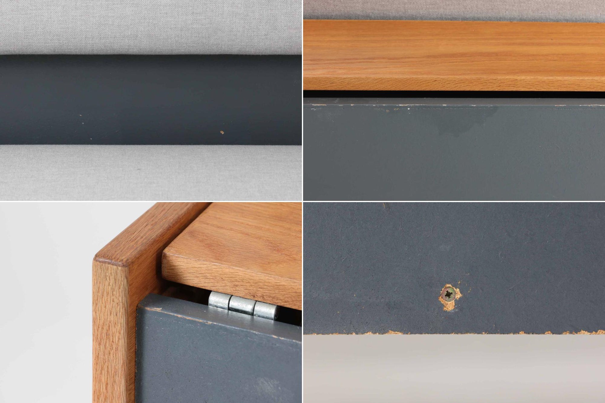 デンマークを代表する家具デザイナー、ハンス・J・ウェグナーによるデザインのデイベッド。シンプルで洗練されたフォルムと機能美が融合した、GATAmA社製の北欧ビンテージ家具です。フレームには経年により色味が濃くなったオーク材が使用され、優しい木の風合いが感じられる仕上がり。クッションは新しく張り替えており、快適な座り心地を提供します。背もたれ部分はスムーズに動かせる仕様で、簡単にデイベッドとして使用可能。リビングのソファとしてはもちろん、ゲスト用のベッドとしても活躍します。北欧デザインらしいミニマルで実用的な構造が特徴で、どんな空間にも馴染みやすい一台です。