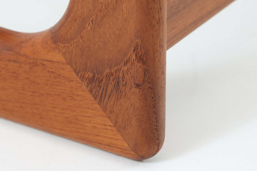 Danish Vintage Teakwood Folding Magazine Rack/デンマーク
