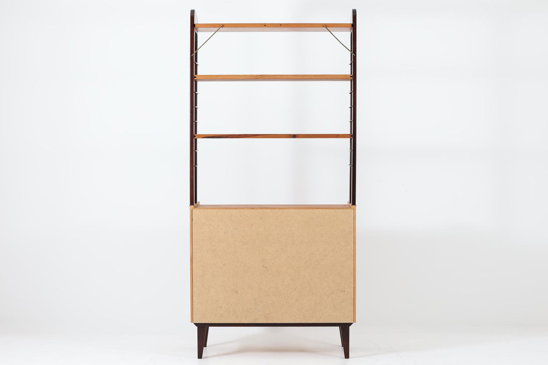 オープンシェルフ/飾り棚 チーク×ビーチ材 北欧家具ビンテージ