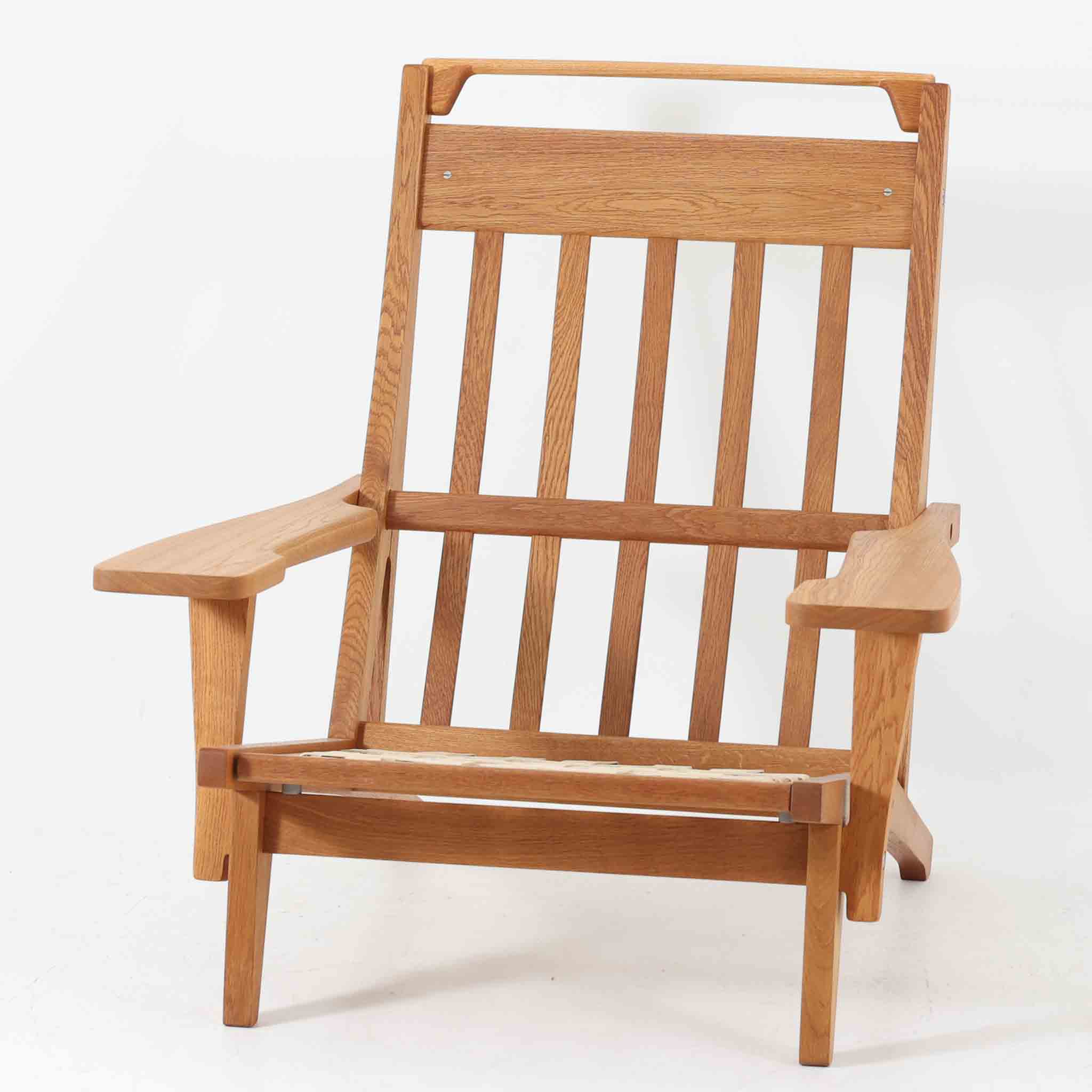 Hans J. Wegner ハイバックシングルソファ GE375 オーク Getama ハンス