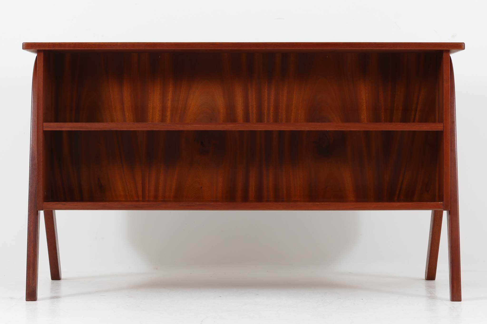 両袖デスク チーク材 北欧家具ビンテージ – CHLOROS