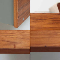 Hans J. WegnerがGetamaのためにデザインしたGE258デイベッド。チーク材ならではの深みある木肌と角脚の端正なラインが際立ち、直線を基調とした静かな造形美に北欧モダンの洗練が宿ります。背もたれを倒せばベッドとして使える機能的な構造で、リビングでは上質なソファ、ゲストルームや書斎では簡易ベッドとしても活躍する実用性の高い一台です。経年で増したチークの艶やかな表情とGetamaの堅牢なつくりが、ビンテージならではの風格と希少性を一層引き立てています。