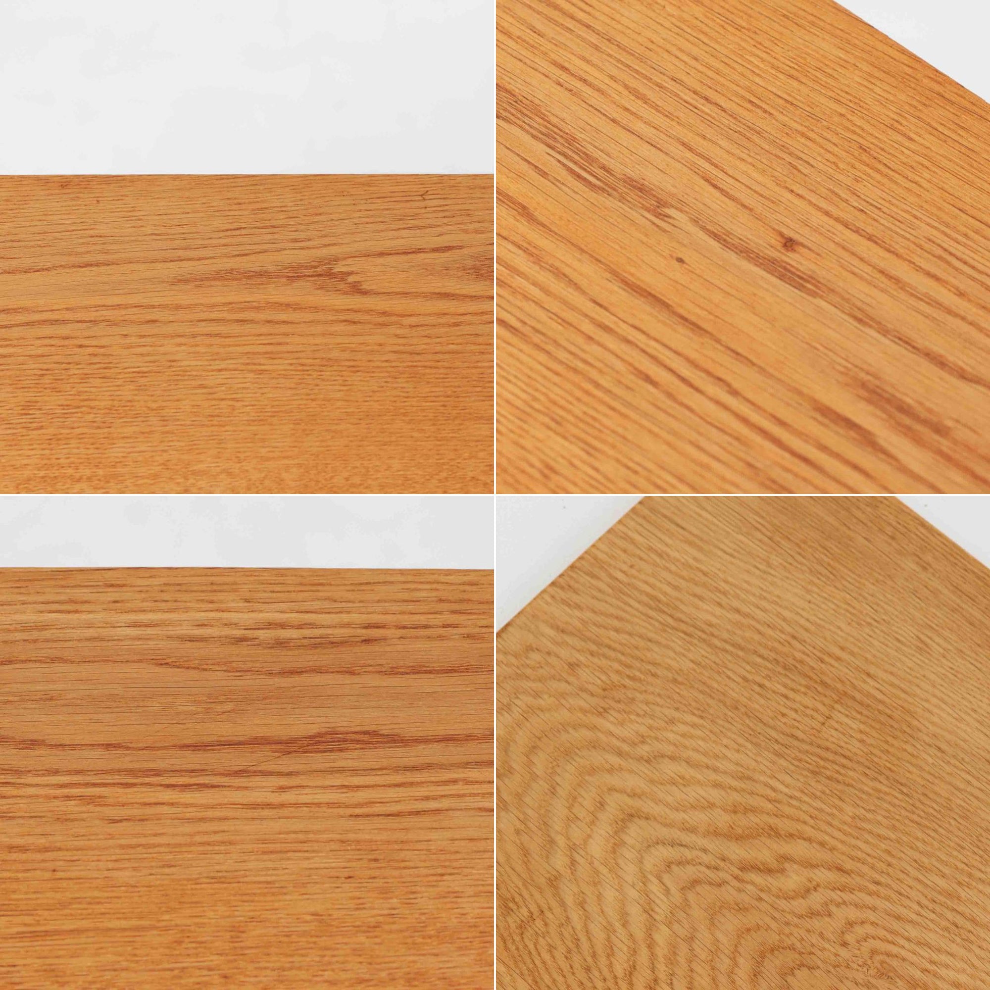 Borge Mogensenがデザインし、Karl Andersson社により製造されたこちらのディスプレイシェルフは、チーク材とオーク材のコントラストが美しいスウェーデン製の北欧ビンテージ家具です。上部はオープン構造で5段の棚が左右に配されており、書籍や器、小物のディスプレイに最適で、下部にはスライド扉収納も備え実用性にも優れています。幅135cmと存在感のあるサイズながら、直線的で端正な佇まいが空間に凛とした印象を与える一台です。