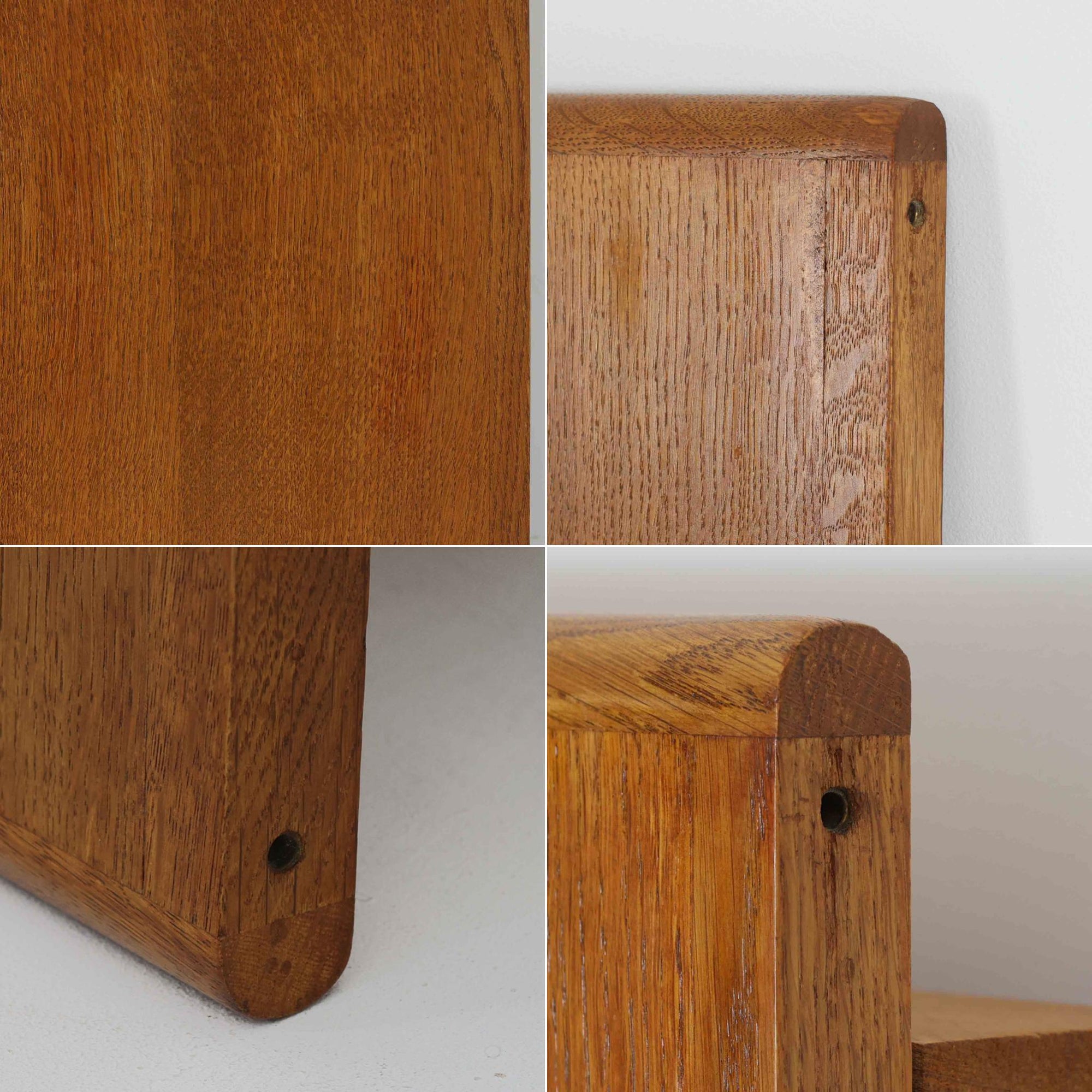 デンマーク製の円形エクステンションダイニングテーブルです。天板には贅沢にオーク無垢材が使用され、木の温もりとしっかりとした造りが魅力。拡張板にはオーク突板が用いられており、ラウンド形状からオーバル形状へと変化する機能的な構造が特徴です。経年により深みを増した木肌が味わい深く、北欧ビンテージならではの温かみのある雰囲気を演出します。普段の食卓としてはもちろん、来客時にも活躍する実用性と美しさを兼ね備えた一台です。