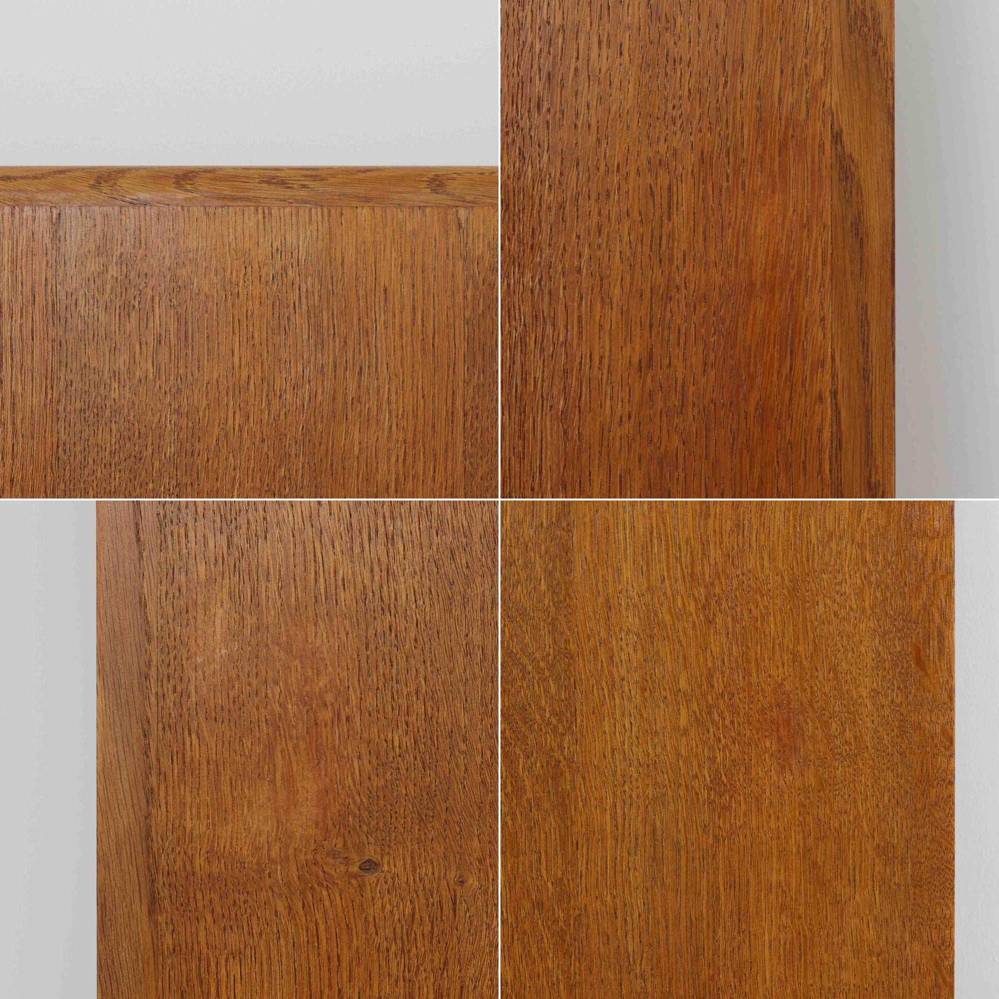 デンマーク製の円形エクステンションダイニングテーブルです。天板には贅沢にオーク無垢材が使用され、木の温もりとしっかりとした造りが魅力。拡張板にはオーク突板が用いられており、ラウンド形状からオーバル形状へと変化する機能的な構造が特徴です。経年により深みを増した木肌が味わい深く、北欧ビンテージならではの温かみのある雰囲気を演出します。普段の食卓としてはもちろん、来客時にも活躍する実用性と美しさを兼ね備えた一台です。