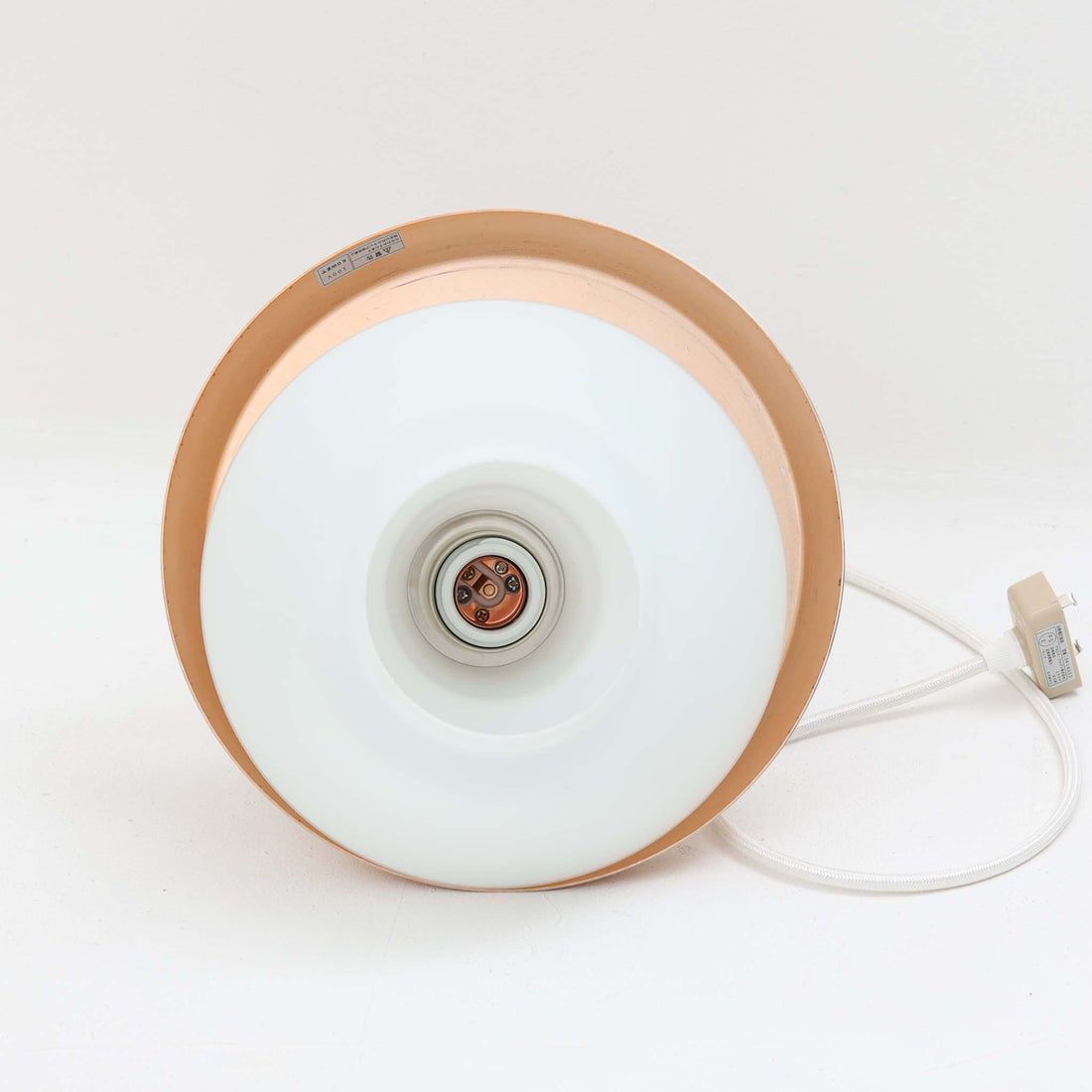 1960s デンマーク製 チーク ガラス ペンダントライト 1960年代 デンマーク製 チークxミルクガラス ペンダントライト 北欧