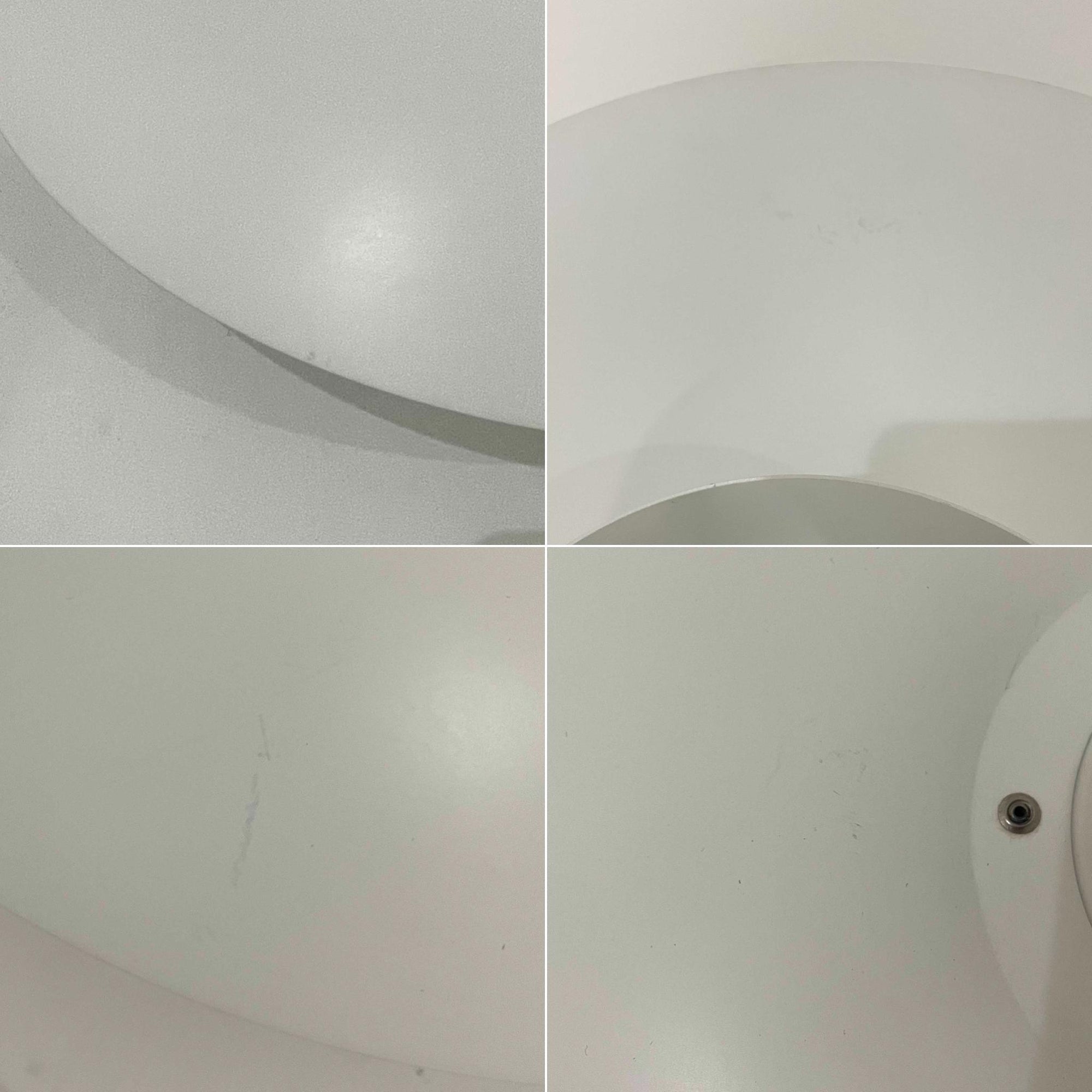 北欧より買い付けたLouis Poulsen社製「PH4」は、Poul Henningsenによる名作照明で、直径40cmの程よいサイズとアルミの軽やかな質感が魅力です。PH5と並ぶ人気を誇り、3枚シェード構造が光を柔らかく拡散し落ち着いた空間を演出します。経年の風合いも楽しめ、ダイニングやリビング、書斎や寝室まで幅広く活躍するビンテージ品です。