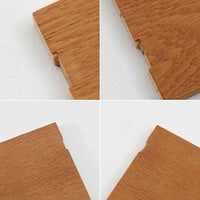 Borge Mogensenがデザインし、Karl Andersson & Sonerが製作したブックシェルフです。オーク材の穏やかな木目を活かした直線的なフォルムは、無駄を削ぎ落としたモーエンセンらしい実直な美しさを感じさせます。幅135cmのゆとりあるサイズで、左右に分かれた収納部には可動棚を備え、書籍や器、オブジェまで柔軟にレイアウト可能。経年により深みを増した木肌が空間に温かみを添える、北欧ビンテージならではの堅実な一台です。