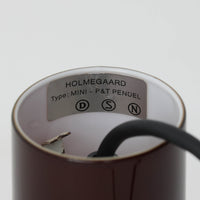 北欧より買い付けた、ホルムガード社製(現Royal Copenhagen)ビンテージランプです。照明部分はデンマークを代表する照明メーカーFog & Morup社によって作成されています。Holmegaard 社のペンダントライトの中でも人気の「P&T PENDEL」シリーズで内と外側の2層の色味が特徴的です。消灯＆点灯時にそれぞれ違った表情を見せてくれる素敵なデザインです。
