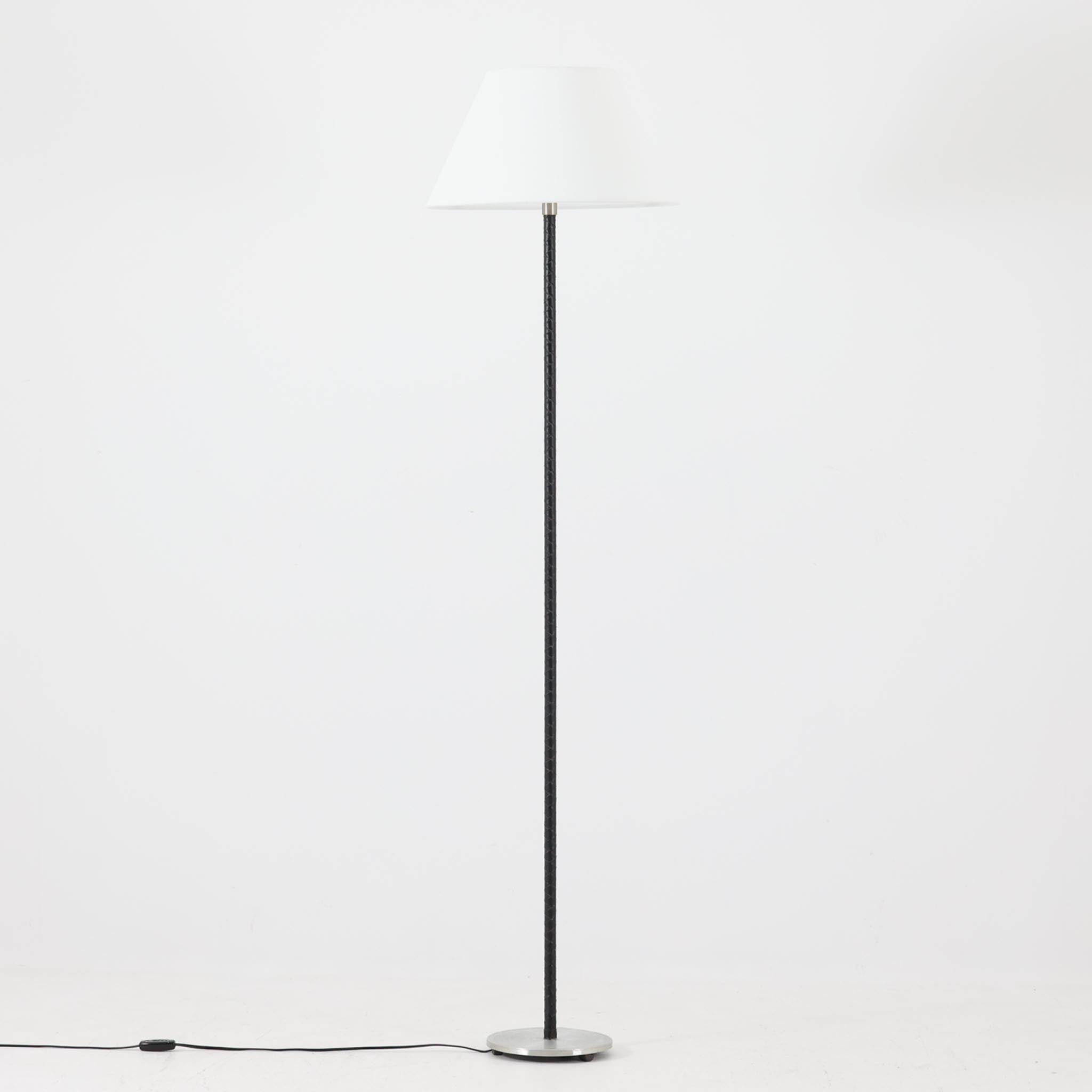 Jo Hammerborg フロアランプ Flet 革×スチール 高さ155cm Fog & Morup