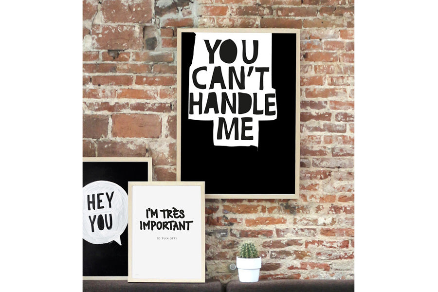 【在庫限り】ポスター/アートプリント　50×70cm　You can’t handle me