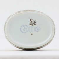 ロイヤルコペンハーゲンの名作「Baca（バッカ）」シリーズは、ニルス・トーソンやヨハンナ・ガーバー、エレン・マルマーなど複数のデザイナーによって1965年〜1990年代にかけ製造されたヴィンテージファイアンスの傑作。大胆なテクスチャーとシルクスクリーンプリントを組み合わせた意匠が特徴です。