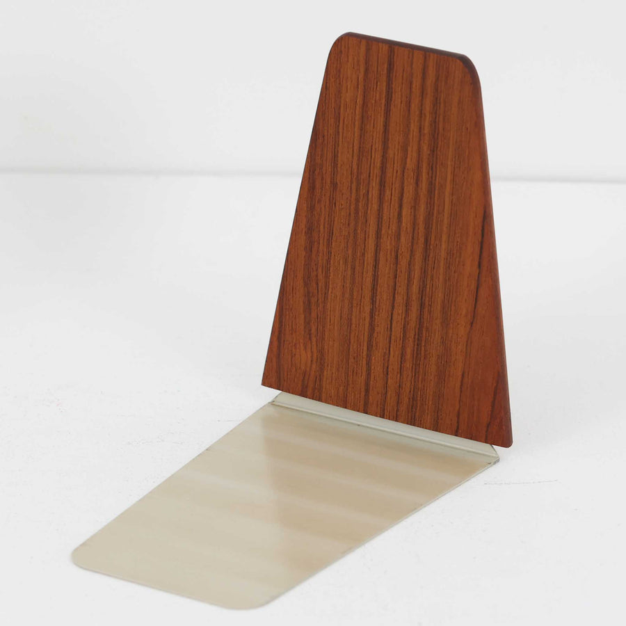 デンマーク製 北欧ビンテージ チーク材のブックエンド 4つセット 北欧