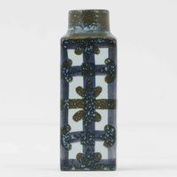 ロイヤルコペンハーゲンの名作「Baca（バッカ）」シリーズは、ニルス・トーソンやヨハンナ・ガーバー、エレン・マルマーなど複数のデザイナーによって1965年〜1990年代にかけ製造されたヴィンテージファイアンスの傑作。大胆なテクスチャーとシルクスクリーンプリントを組み合わせた意匠が特徴です。