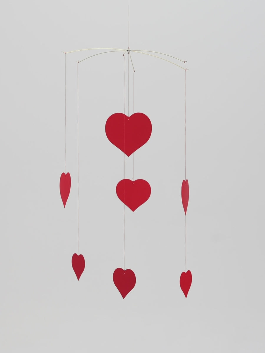 モビール 北欧 デンマーク製 Valentine Happy Hearts バレンタイン