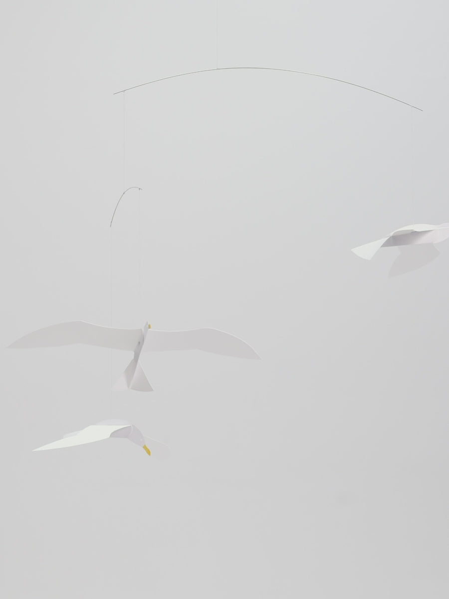 モビール 北欧 デンマーク製 Soaring Seagulls かもめ