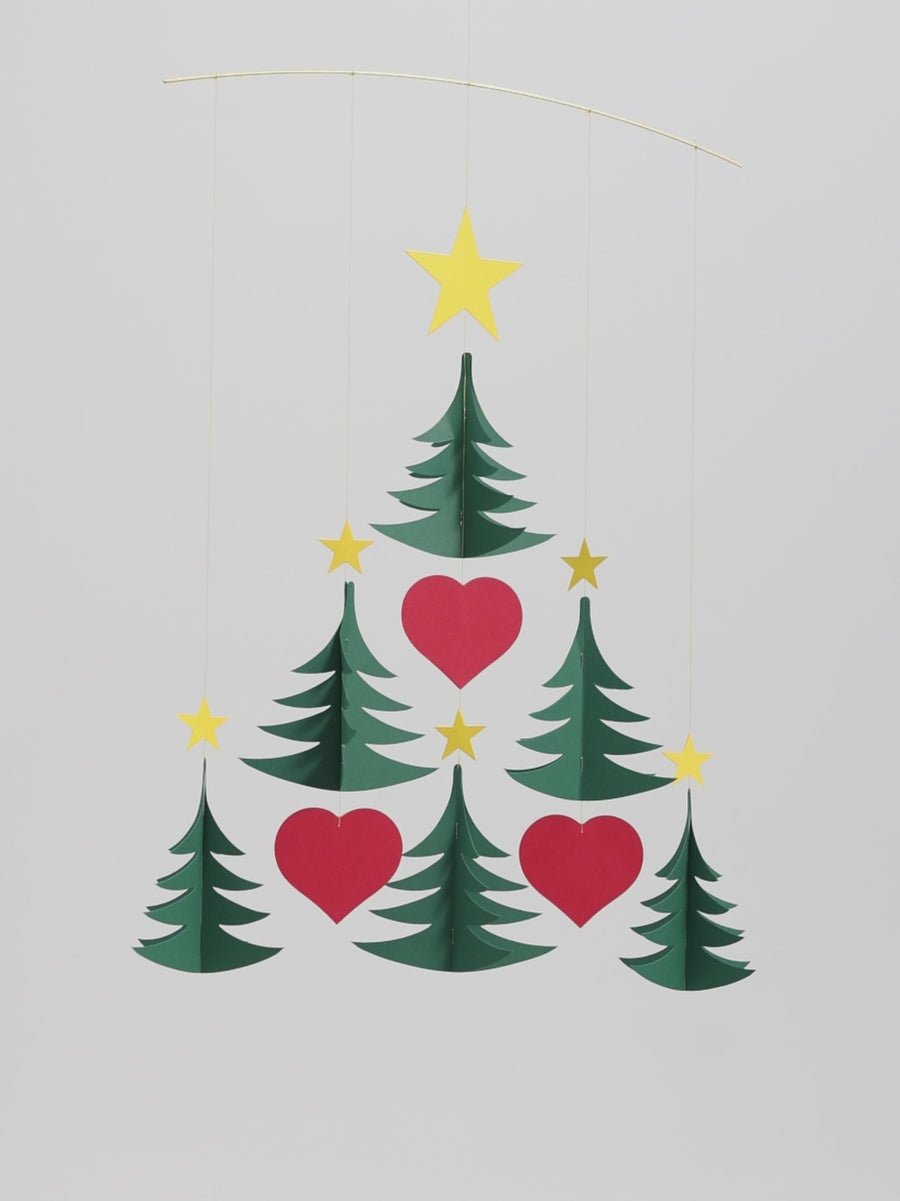 モビール 北欧 デンマーク製 Christmas Trees 6 クリスマスツリー