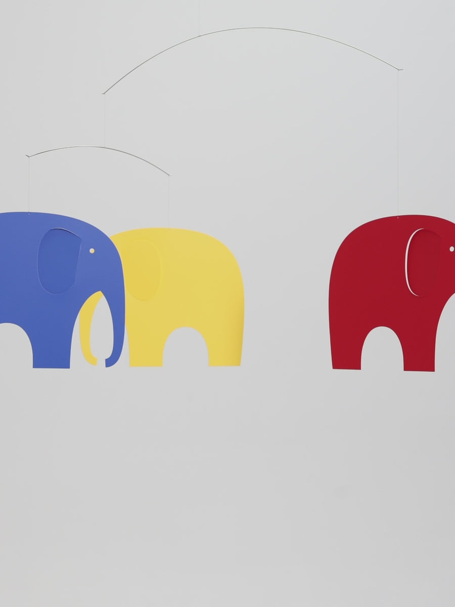 モビール 北欧 デンマーク製 Elephant Party 3匹のゾウ