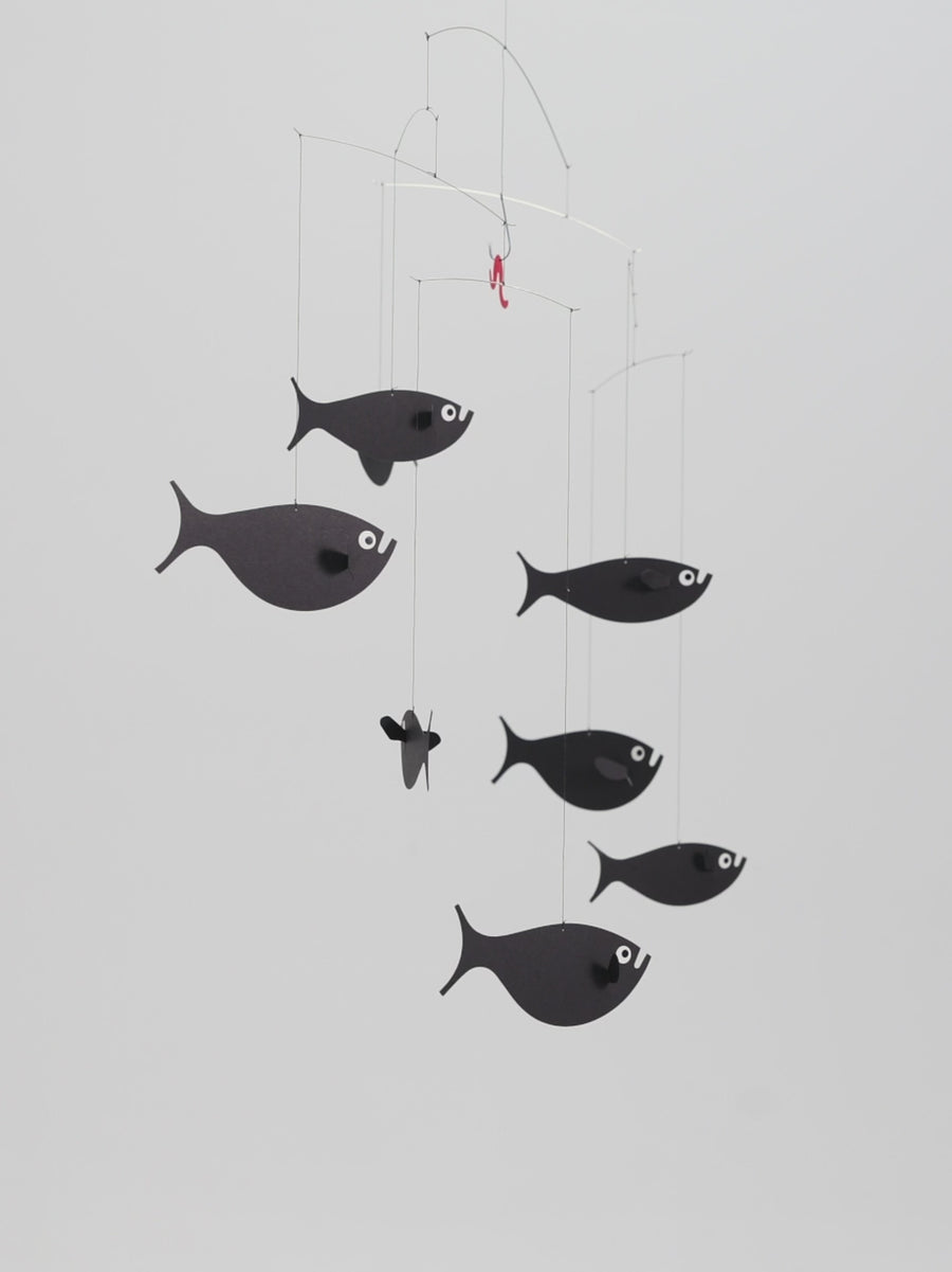 モビール 北欧 デンマーク製 Shoal of Fish 魚釣り