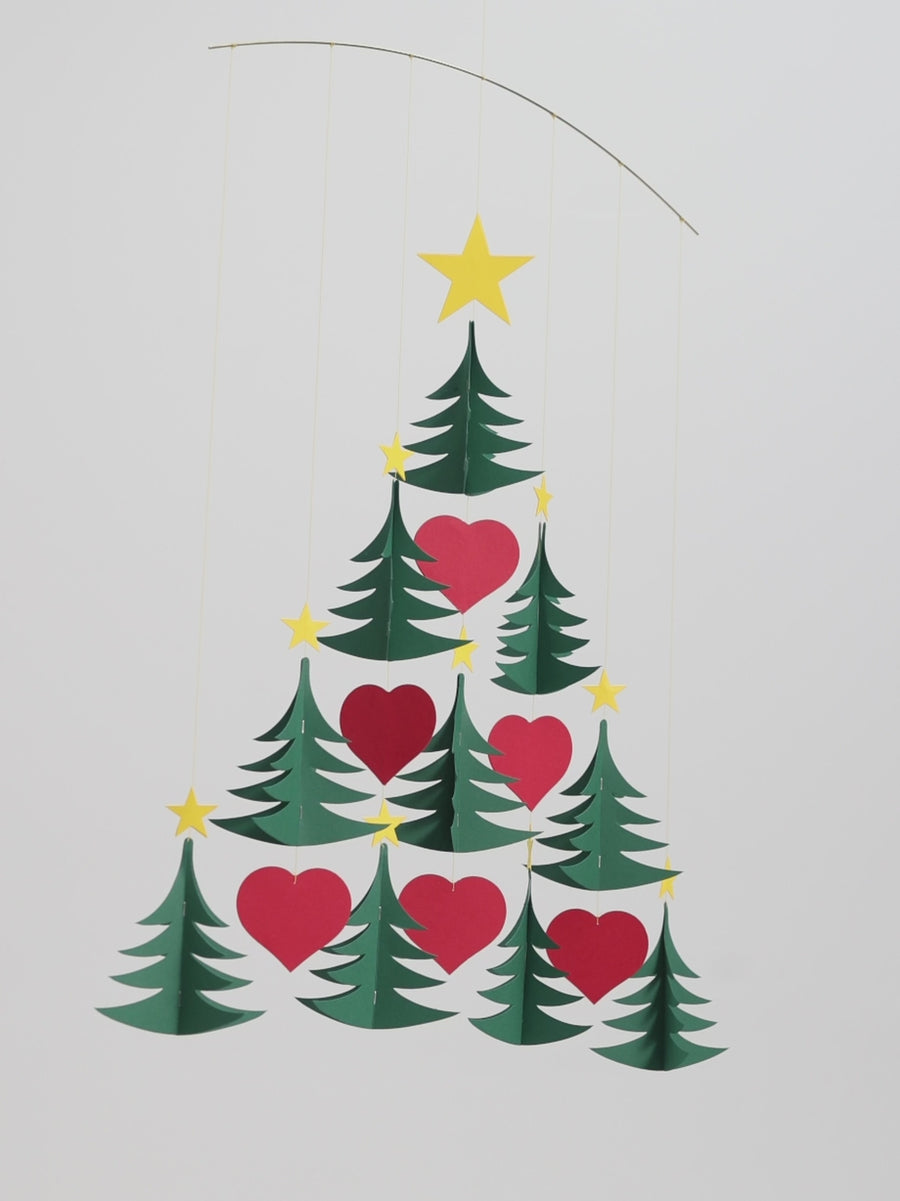 モビール 北欧 デンマーク製 Christmas Trees 10 クリスマスツリー