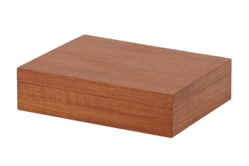 チーク材天然木のシンプルな箱/お道具箱　A5サイズ