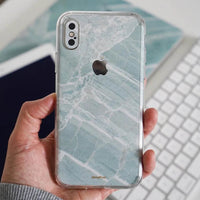 iPhone 13　スキンシール/保護シール　Mint Marble