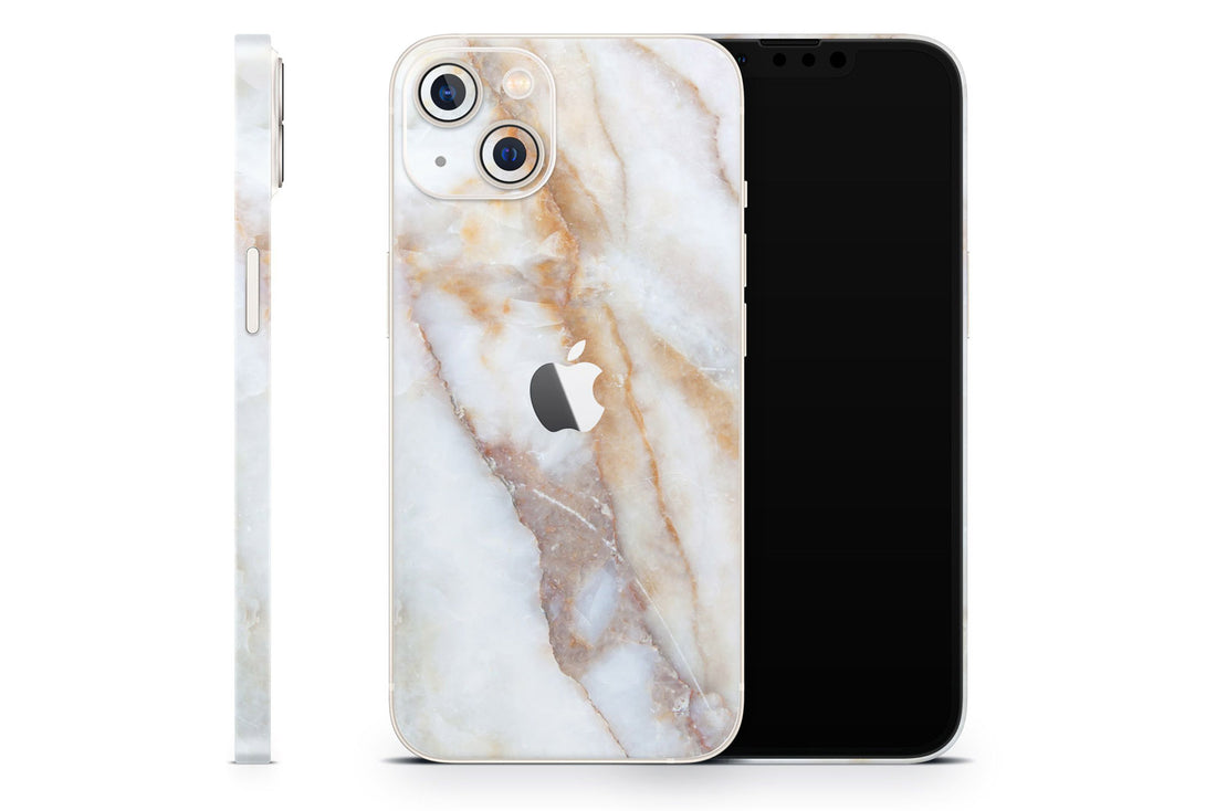 iPhone 13 mini　スキンシール/保護シール　Vanilla Marble
