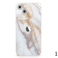 iPhone 13　スキンシール/保護シール　Vanilla Marble