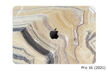 MacBook Pro 16インチ M1 2021年モデル　スキンシール/保護シール　Butter Marble