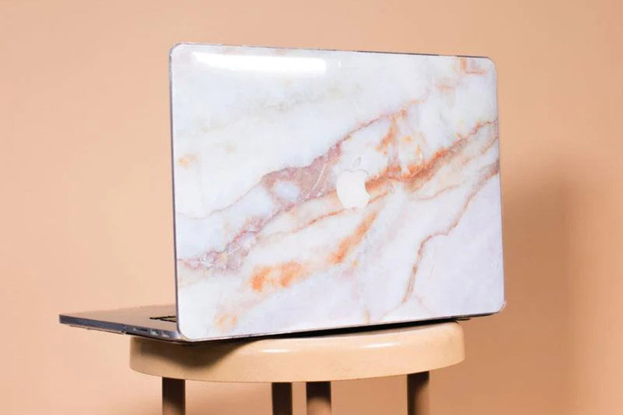 MacBook Pro 16インチ M1 2021年モデル　スキンシール/保護シール　Vanilla Marble