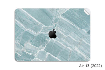 MacBook Air 13インチ M2 2022年モデル　スキンシール/保護シール　Mint Marble