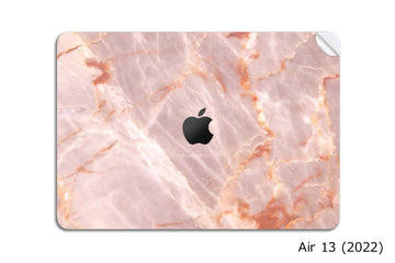 MacBook Air 13インチ M2 2022年モデル　スキンシール/保護シール　Blush Marble