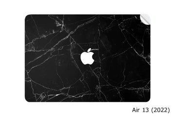 MacBook Air 13インチ M2 2022年モデル　スキンシール/保護シール　Black Marble