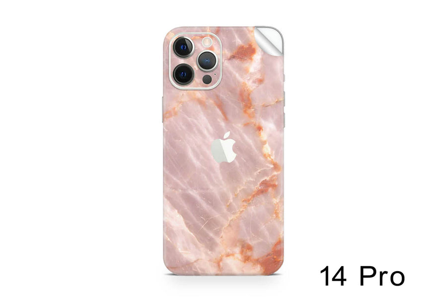 iPhone 14 Pro　スキンシール/保護シール　Blush Marble