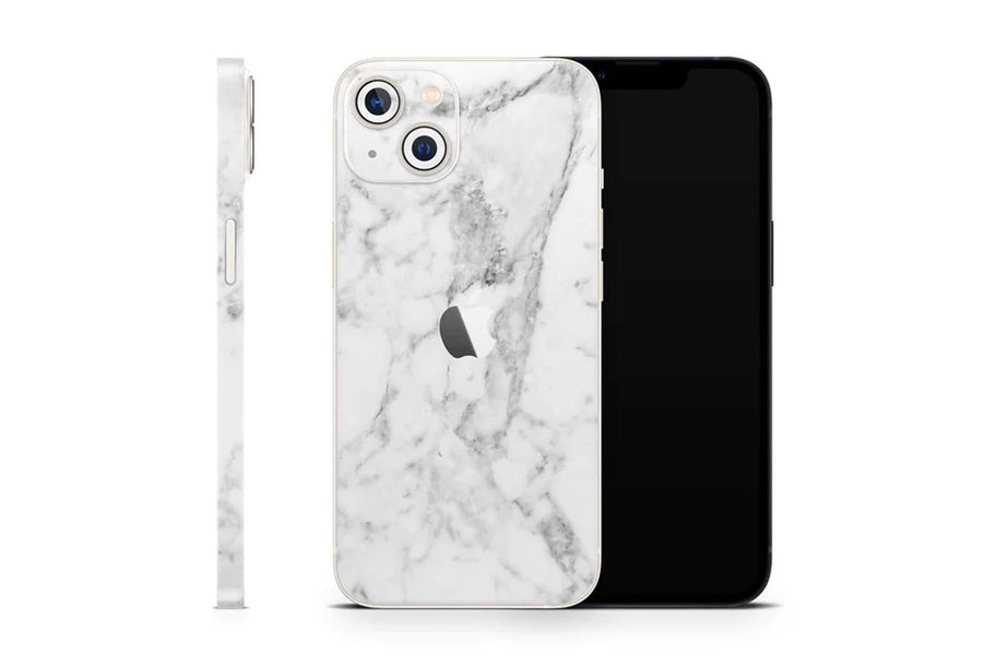 iPhone 14 Plus　スキンシール/保護シール　White Marble