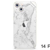 iPhone 14 Plus　スキンシール/保護シール　White Marble