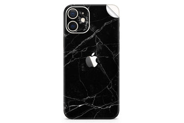 【在庫限り】iPhone 12/12 Pro/12 Pro Max/12 Mini　Skinスキンシール/保護シール　Black Marble