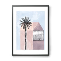 【在庫限り】ポスター/アートプリント　Pink House #2　A3