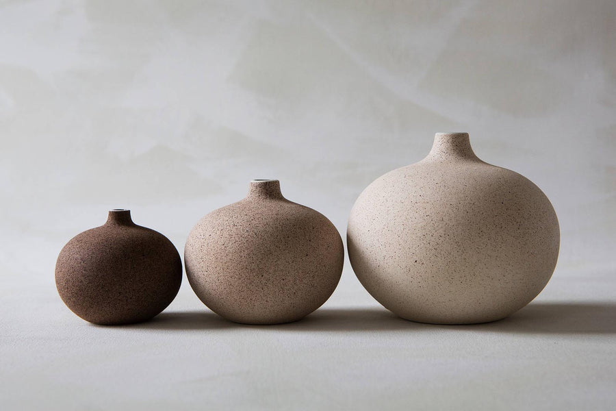 フラワーベース/一輪挿し BARI サンドライト 高さ6cm – CHLOROS フラワーベース/一輪挿し BARI サンドライト 高さ6cm – CHLOROS