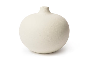 フラワーベース/一輪挿し　BARI　クリームホワイト　高さ15cm