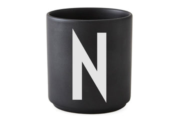 【在庫限り】Arne Jacobsen アルネ ヤコブセン　パーソナルポーセリンカップ（N～Z）　ブラック
