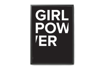 【在庫限り】ポスター/アートプリント　Ａ3　Girl Power Black