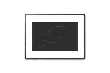 【在庫限り】ポスター/アートプリント　30×40cm　Woman resting